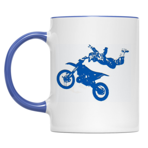 Кружка с принтом Мотофристайл