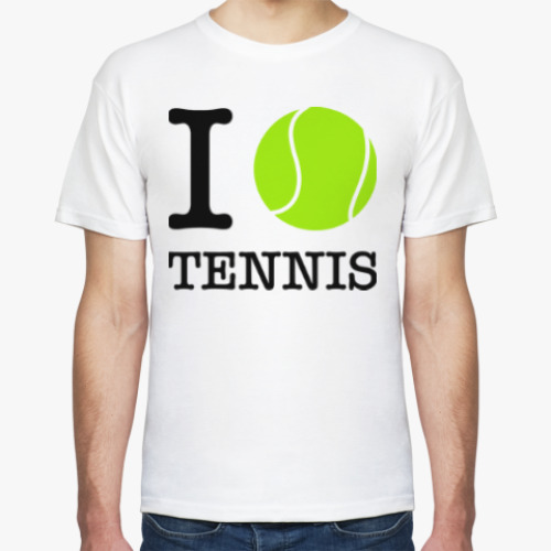 Футболка I love tennis