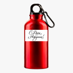 Металлическая бутылка 400 мл UV-DTF