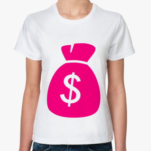 Классическая футболка доллары