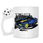 Кружка с футбольным мячиком