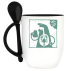 Кружка с ложкой