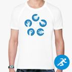 Мужская спортивная футболка