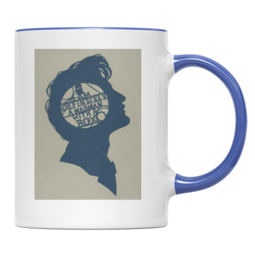 Кружка с принтом Madman with a box