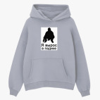 Толстовка худи оверсайз