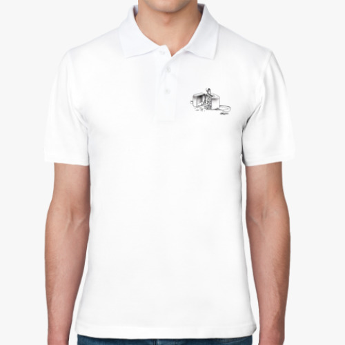 Рубашка поло с принтом Алиса Селезнева Проф. Рррр миелофон