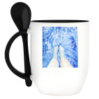 Кружка с ложкой