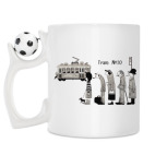 Кружка с футбольным мячиком