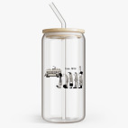 Банка с бамбуковой крышкой