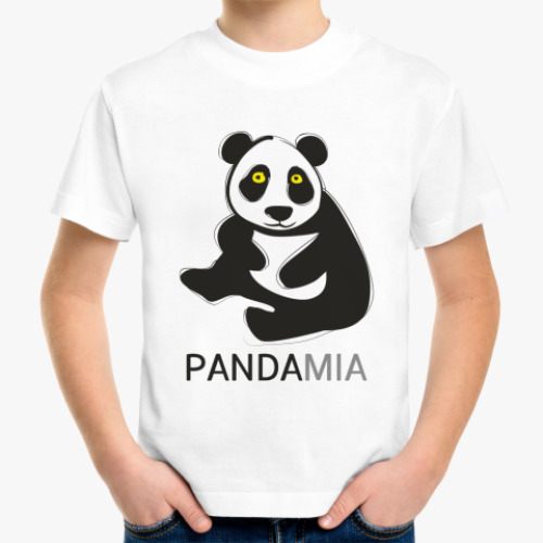 Детская футболка 'Панда'