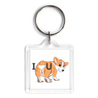 Брелок 3.9 x 3.9 см corgi butt