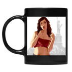 Кружка цветная UV-DTF