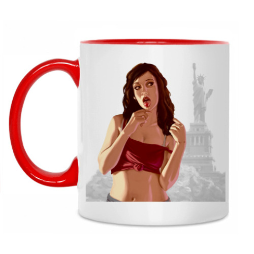 Кружка с принтом СВОБОДА