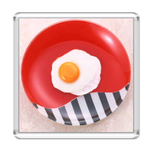 Магнит с принтом   Завтрак