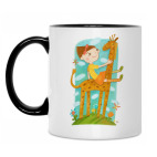 Кружка двухцветная