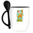 Кружка с ложкой