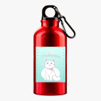 Металлическая бутылка 400 мл UV-DTF