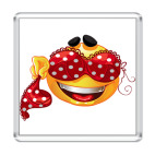 Магнит 6.5 x 6.5 см   Смайл