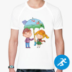 Мужская спортивная футболка