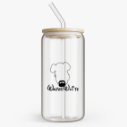 Банка с бамбуковой крышкой