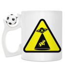 Кружка с футбольным мячиком