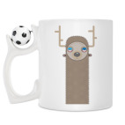 Кружка с футбольным мячиком