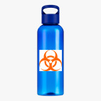 Прозрачная спортивная бутылка