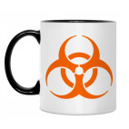 Кружка двухцветная