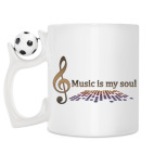 Кружка с футбольным мячиком