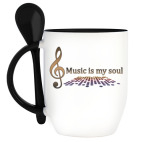 Кружка с ложкой