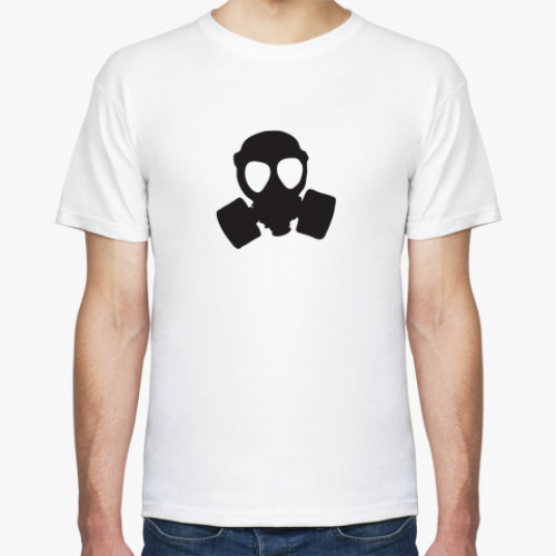 Футболка с принтом Противогаз