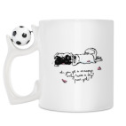 Кружка с футбольным мячиком