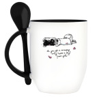 Кружка с ложкой