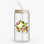 Банка с бамбуковой крышкой