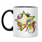 Кружка двухцветная