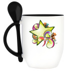 Кружка с ложкой