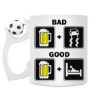 Кружка с футбольным мячиком