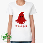 Женская футболка органик