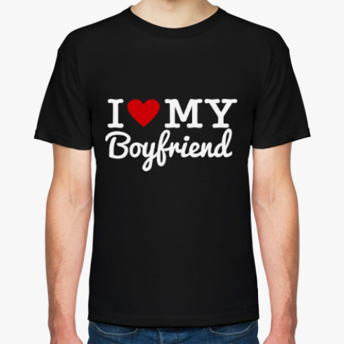 Футболка I love my boyfriend