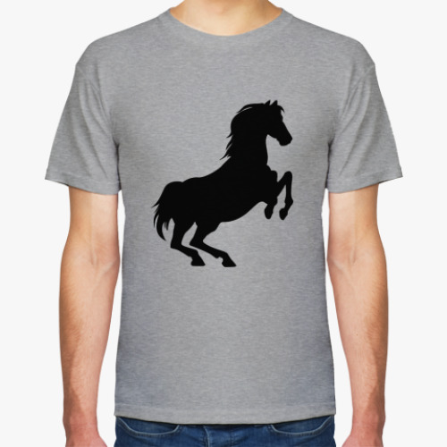 Футболка с принтом Лошадь