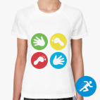 Женская спортивная футболка