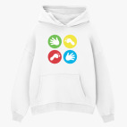 Толстовка худи оверсайз