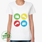 Женская футболка органик