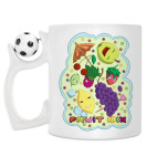 Кружка с футбольным мячиком