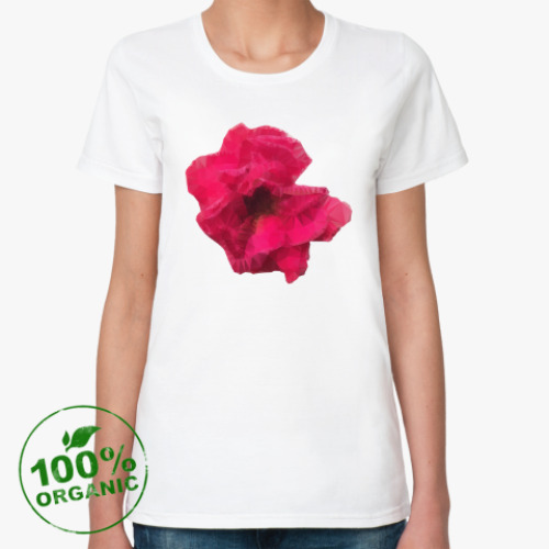 Женская футболка из органик-хлопка Роза