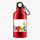 Металлическая бутылка 400 мл UV-DTF