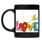 Кружка цветная UV-DTF