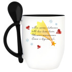 Кружка с ложкой