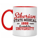 Кружка с символикой СибГМУ