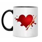 Кружка двухцветная